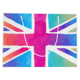 Sacola Para Presentes Grande England Flag