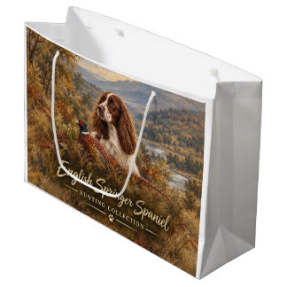 Sacola Para Presentes Grande English Springer Spaniel