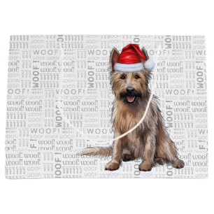 Sacola Para Presentes Grande Engraçado Berger Picard Dog Lover