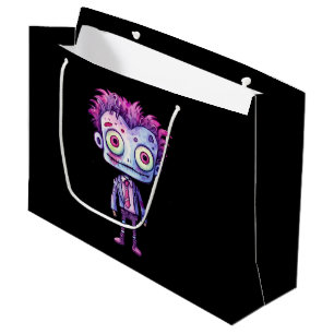 Sacola Para Presentes Grande Engraçado Frankenstein Monster Halloween