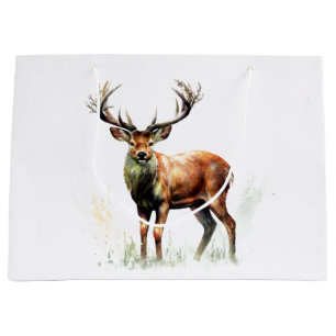 Sacola Para Presentes Grande Enorme Deer