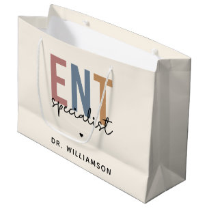Sacola Para Presentes Grande Especialista em ENT Doctor ENT Personalizado