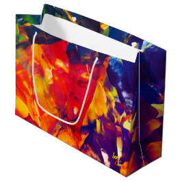 Sacola Para Presentes Grande Espiral Psicodélico SPWW