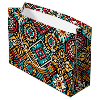 Sacola Para Presentes Grande Essência de Africana Vibrance