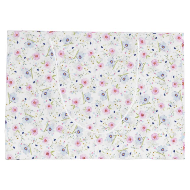 Sacola Para Presentes Grande Estilo da ventoinha (Verso)