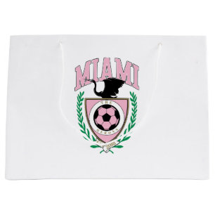 Sacola Para Presentes Grande Estilo de Variação de Futebol de Miami