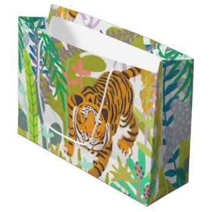 Sacola Para Presentes Grande Estrada da Selva - Tigre