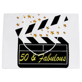 SACOLA PARA PRESENTES GRANDE ESTRELA DE FILME DE 50 ANOS