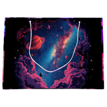 Estrelas de Galáxias Celestiais de Bag de Presente