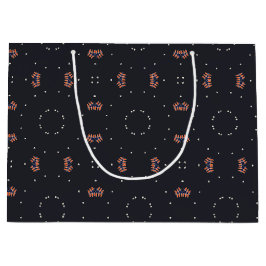 Sacola Para Presentes Grande Estrelas E Padrão Único De Espaco