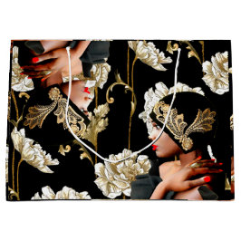 Sacola Para Presentes Grande Étnica