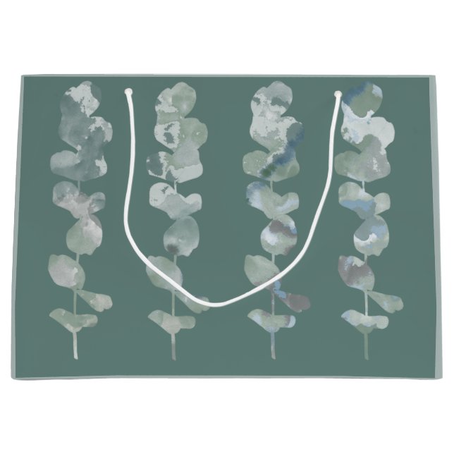 Sacola Para Presentes Grande Eucalyptus (Frente)