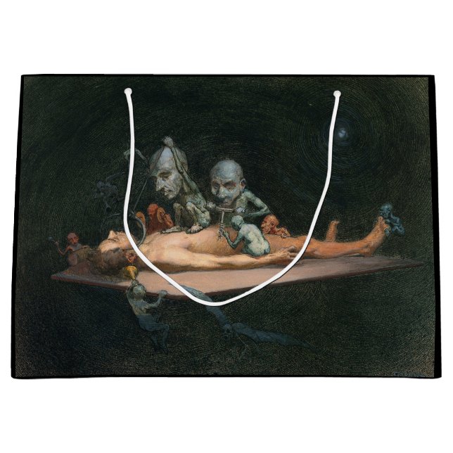 Sacola Para Presentes Grande Experiência de Quase Morte de um Homem & Espíritos (Frente)