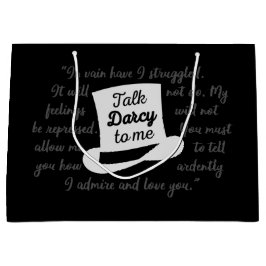 Sacola Para Presentes Grande Fale comigo Darcy II