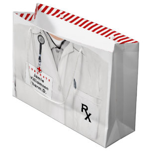 Sacola Para Presentes Grande Farmacêutica Farmácia Formando Média de Presente S