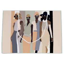 Sacola Para Presentes Grande Fashion Diva Gift Bag