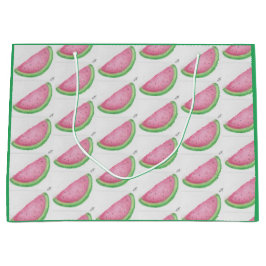 Sacola Para Presentes Grande Fatia de melancia