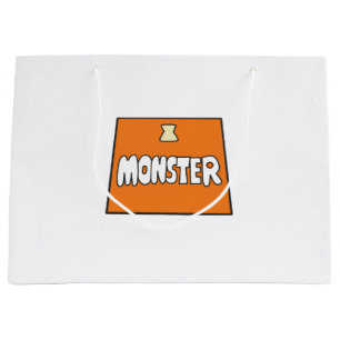 Sacola Para Presentes Grande Fato da Pikamee, Monstro 