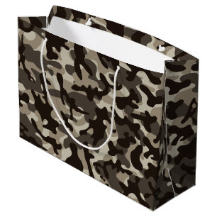 Sacola Para Presentes Grande Fechar Camuflagem do Quarto