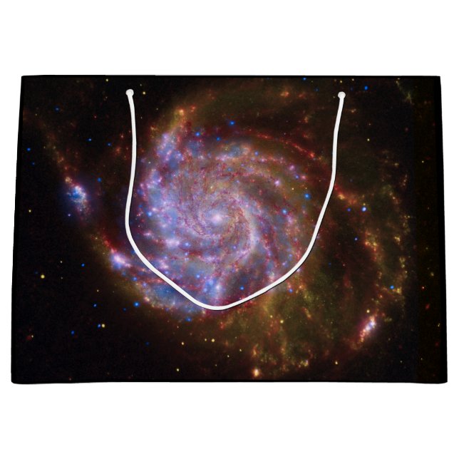 Sacola Para Presentes Grande Fécula de cravagem: M101 Galáxia (Frente)