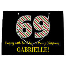 Feliz 69º aniversário e Feliz Natal, Nome Personal