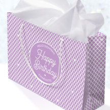 Feliz Aniversário Nome Fofo Qualquer Idade Roxo Bo