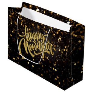 Sacola Para Presentes Grande Feliz ano novo