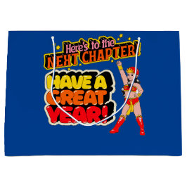 SACOLA PARA PRESENTES GRANDE FELIZ ANO NOVO