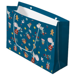 Sacola Para Presentes Grande Feliz Christmouse