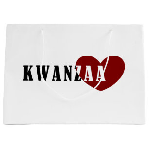 Sacola Para Presentes Grande Feliz Kwanzaa