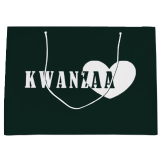 Sacola Para Presentes Grande Feliz Kwanzaa
