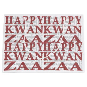 Sacola Para Presentes Grande Feliz Kwanzaa