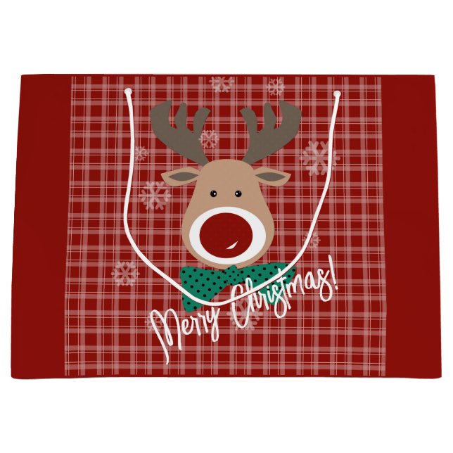 Sacola Para Presentes Grande Feliz Natal! (Frente)