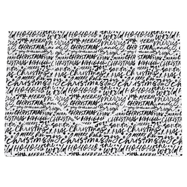 Sacola Para Presentes Grande Feliz Natal (Frente)