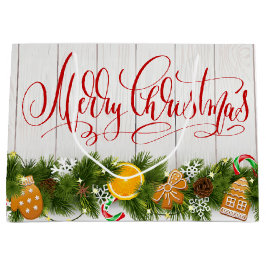 Sacola Para Presentes Grande Feliz Natal