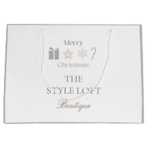 Feliz Natal Loja Boutique Minimalista Neutra