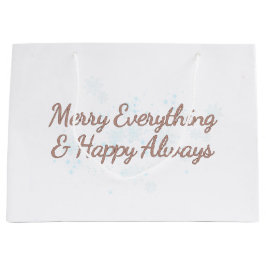 Sacola Para Presentes Grande Feliz Tudo e Feliz Sempre, calor de férias,