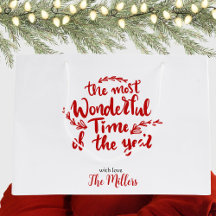 Felizes Feriados Personalizados de Natal Vermelho