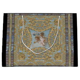 Sacola Para Presentes Grande Feriado de Natal em Cherubs