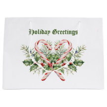 Feriado de Vintage Candy Cane