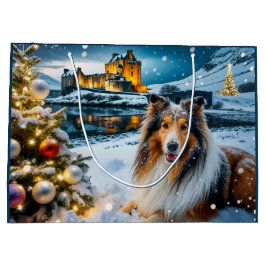 Sacola Para Presentes Grande Férias de Collie