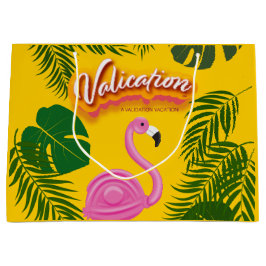 Sacola Para Presentes Grande Férias de validação Pinky