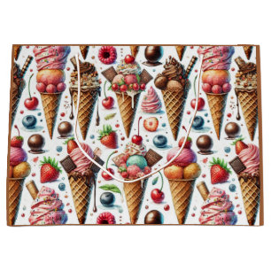Sacola Para Presentes Grande Festa da Sorveteria
