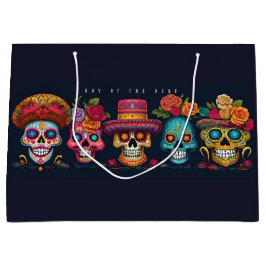 Sacola Para Presentes Grande Festa de Açúcar no Dia do morto Feriado de Hallowe