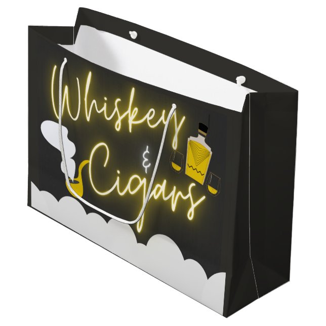 Sacola Para Presentes Grande Festa de despedida de solteiro engraçada (Frente inclinada)