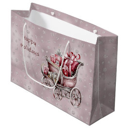 Sacola Para Presentes Grande Festa de Natal com presentes Feriados