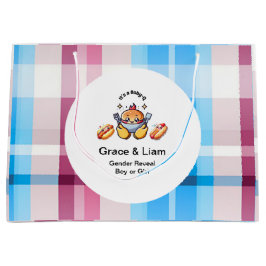 Sacola Para Presentes Grande Festa de Revolução do Gênero Cético Kawaii Baby-Q