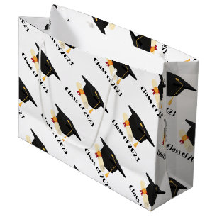 Sacola Para Presentes Grande Festa moderna de comemoração da graduação