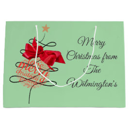 Sacola Para Presentes Grande Festivo Bauble Christmas