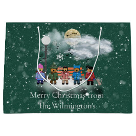 Sacola Para Presentes Grande Festivo Quintet Natal